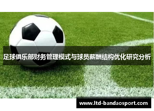 足球俱乐部财务管理模式与球员薪酬结构优化研究分析